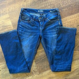 Silver Jeans Women's Dark Blue Skinny Jeans